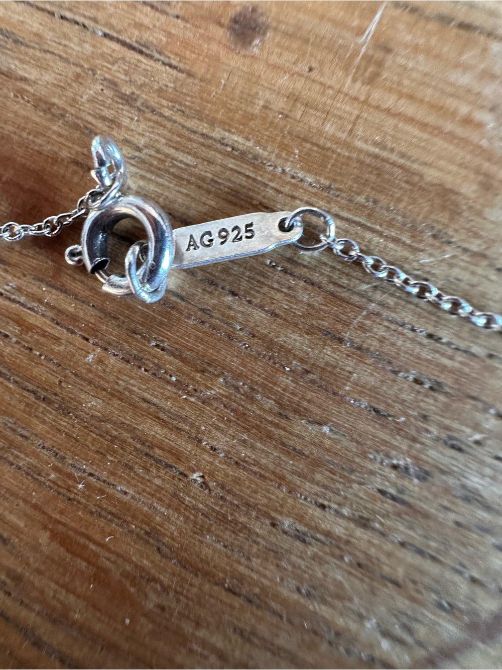 Tiffany & Co. Silver Necklace with Turquoise and Silver Heart Pendants - Picture 4 of 8